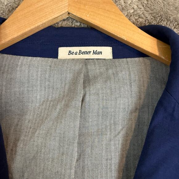 Richard Choi Light Jacket Navy Blue Blazer Be a Better Man IC 56R 44R 46R 44-46 - Picture 9 of 14